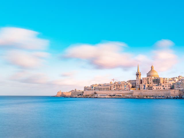 <p>Valletta can be reached by ferry</p>