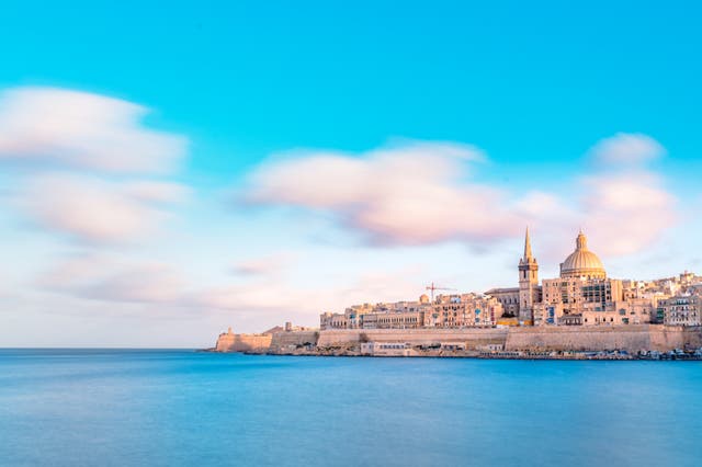 <p>Valletta can be reached by ferry</p>