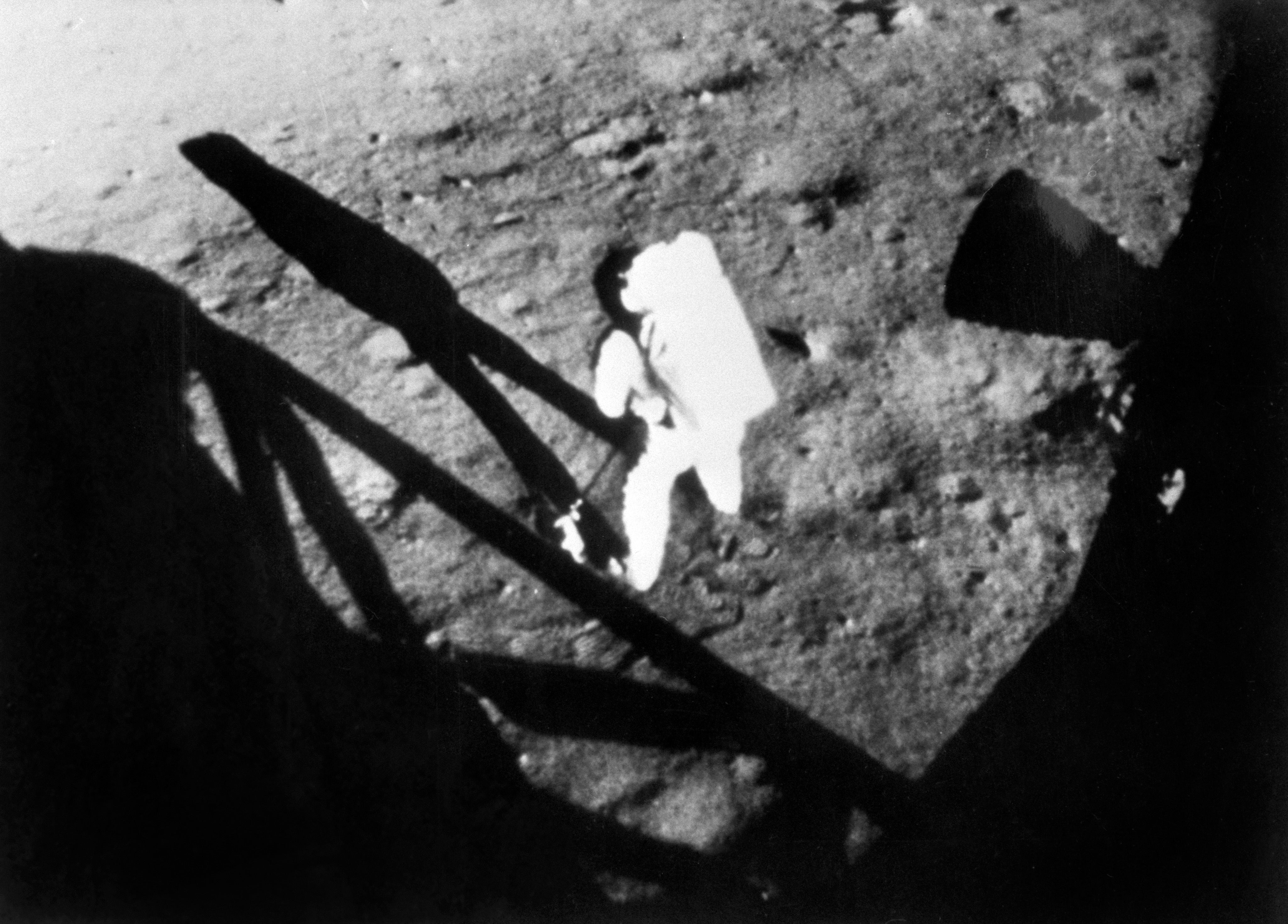 Neil Armstrong landing on the Moon in 1969 (PA)