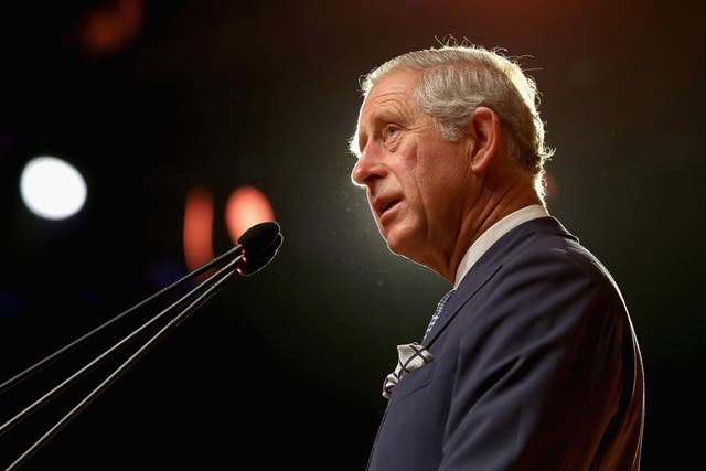 Charles speaking at the Commonwealth Heads of Government Meeting in Colombo, Sri Lanka (Chris Jackson/PA)