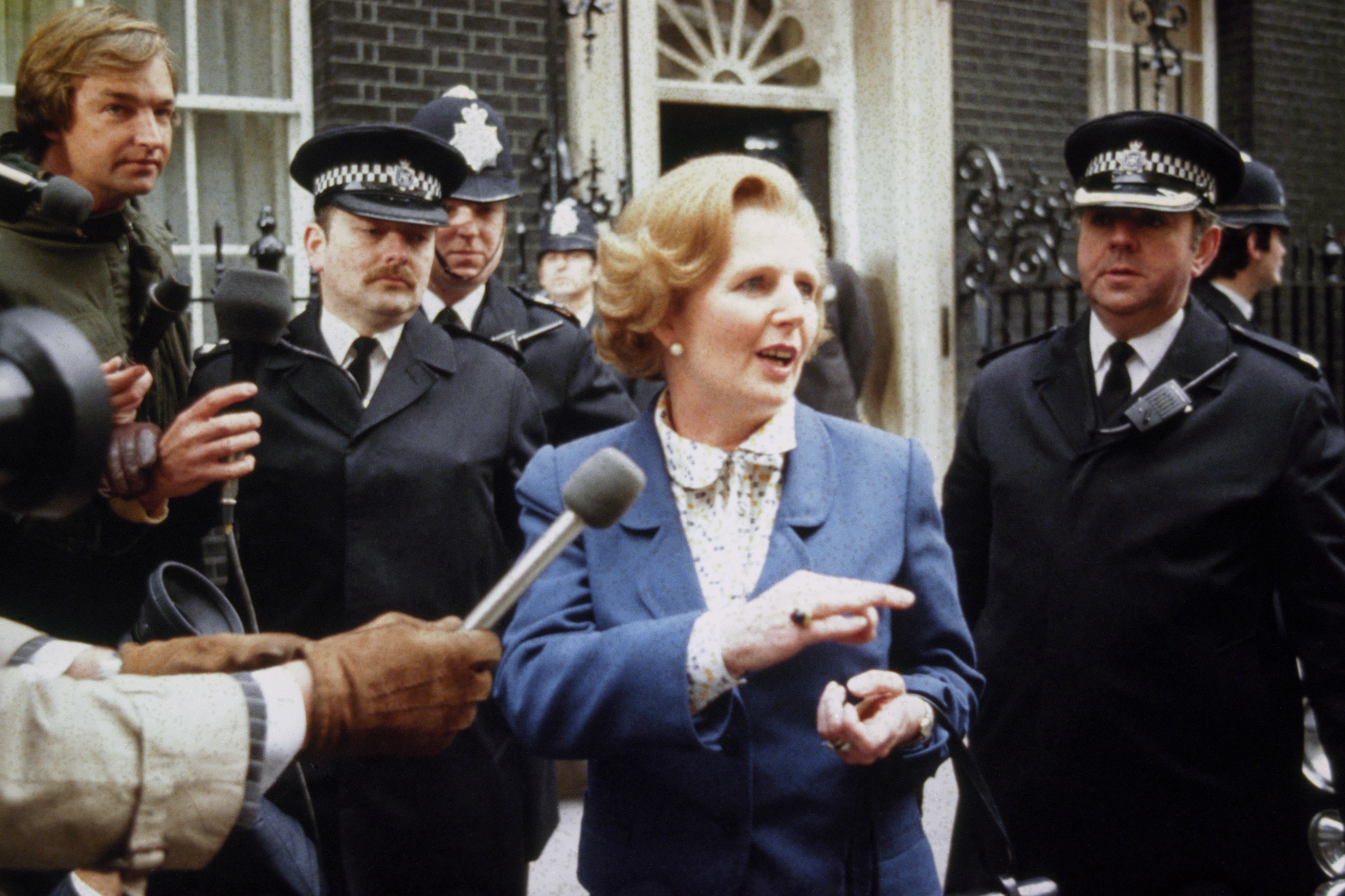 ‘Where there is division…’: Margaret Thatcher gives her first speech in Downing Street after her 1979 general election win