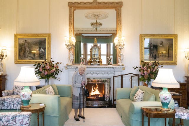 <p>One of the last official pictures of the Queen, taken at Balmoral on Tuesday as she waited to appoint the new prime minister </p>