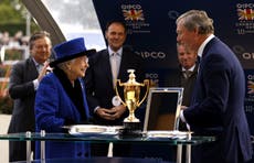 The Queen pictured at sporting events over the years