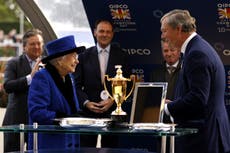 The Queen pictured at sporting events over the years