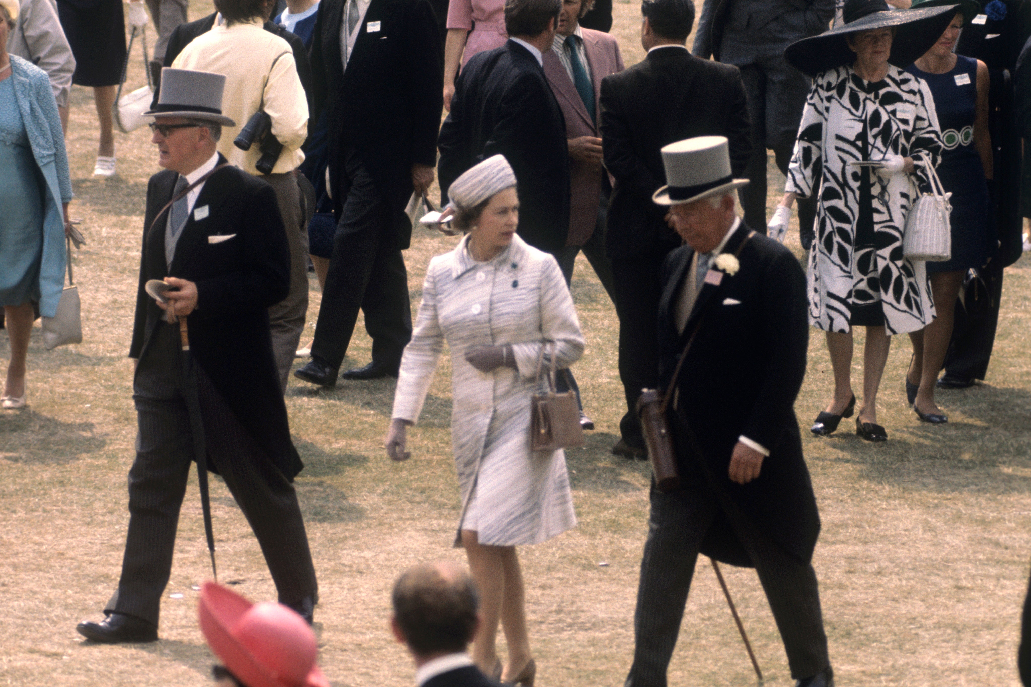 The Queen and the Duke of Norfolk at Royal Ascot in 1970 (PA Archive)