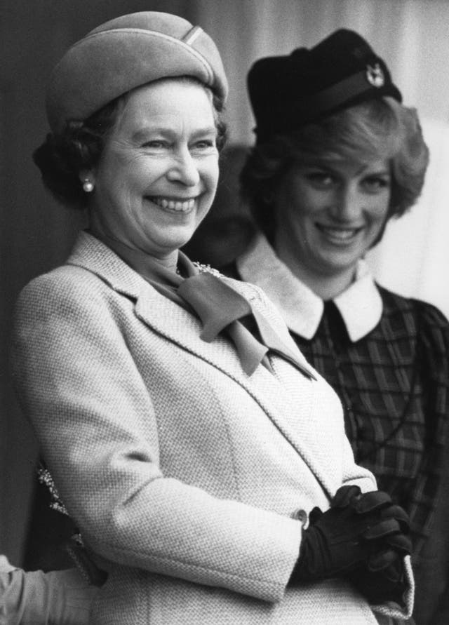 The Queen and Princess of Wales at the Braemar Highland Games (PA)