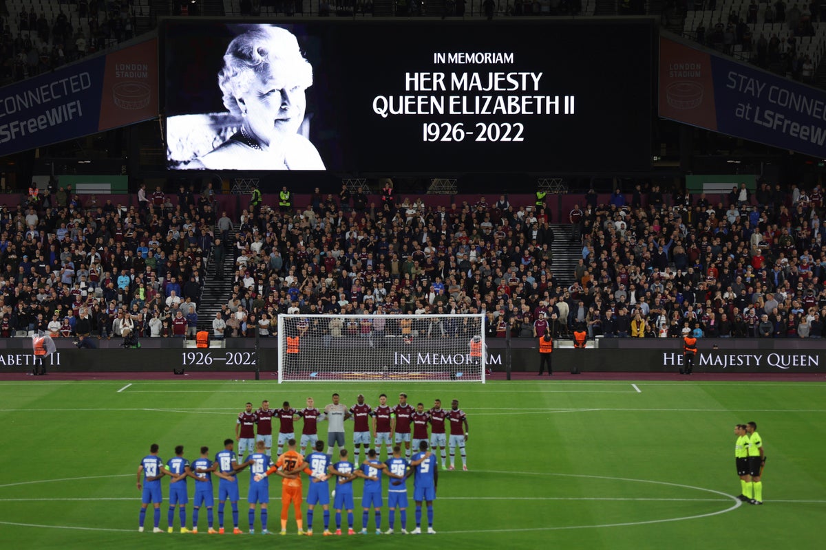 Soccer resuming in Britain after pause due to queen’s death
