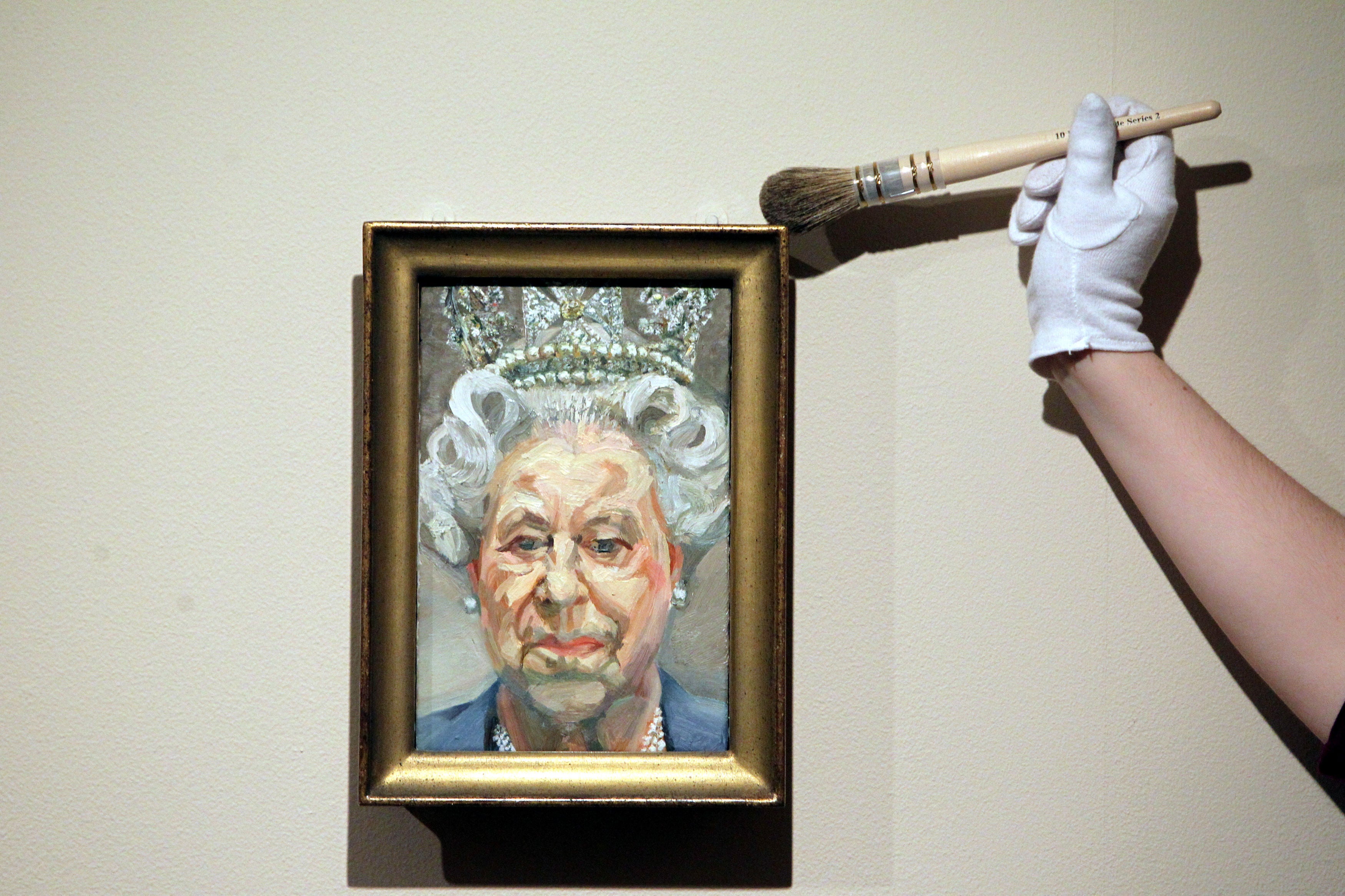 Lucian Freud’s portrait of the Queen (Steve Parsons/PA)
