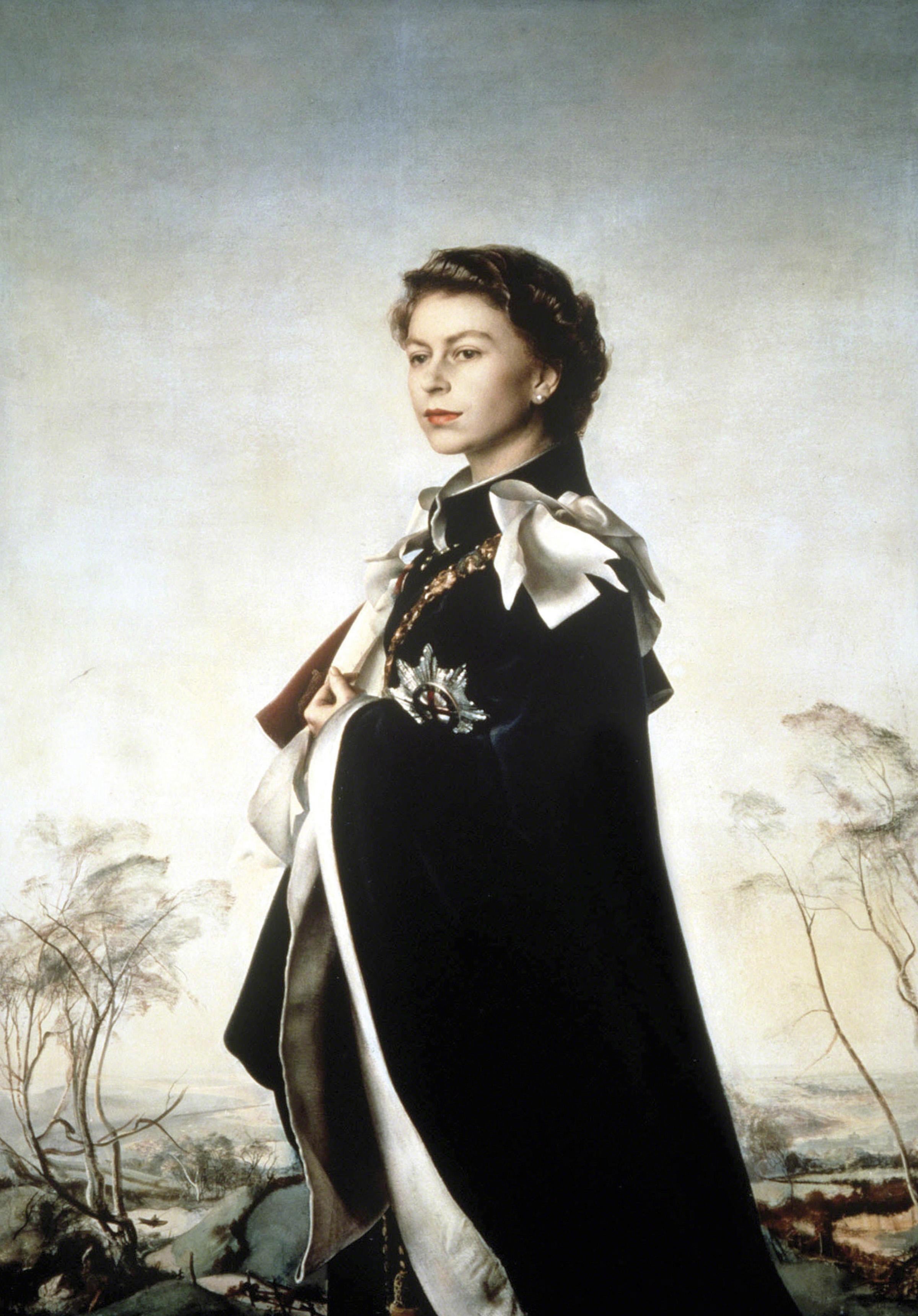 Queen Elizabeth II by Pietro Annigoni, 1954-55 (The Fishmongers’ Company/PA)