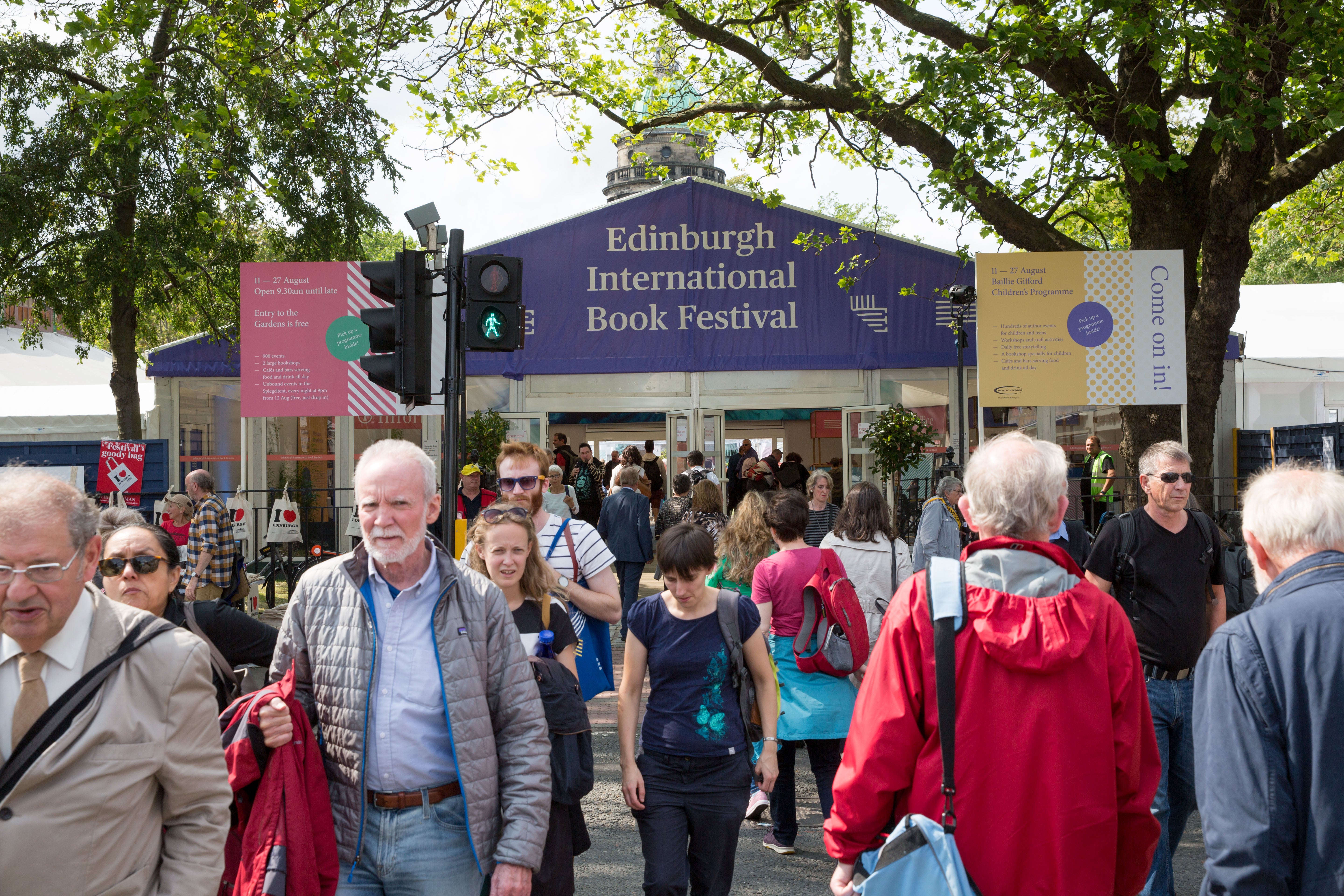 The Edinburgh International Book Festival takes place each summer (PA)