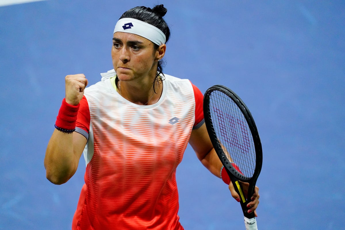 Ons Jabeur easily handles Caroline Garcia to reach second straight slam final