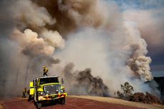 California wildfires threaten mountain communities