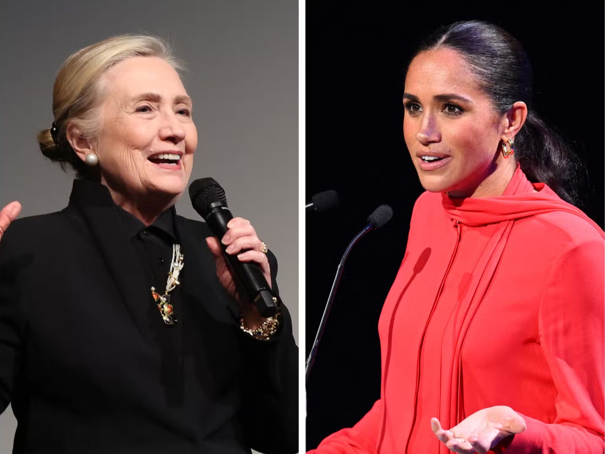 Hillary Clinton and the Duchess of Sussex