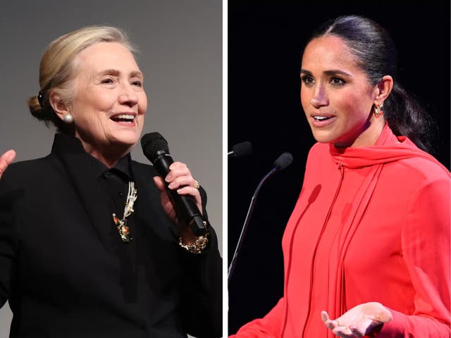 <p>Hillary Clinton and the Duchess of Sussex</p>