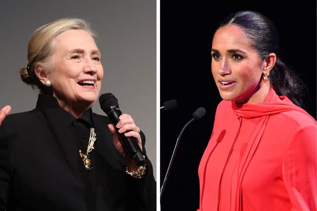 <p>Hillary Clinton and the Duchess of Sussex</p>