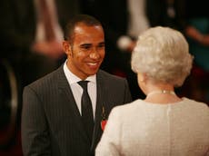Lewis Hamilton pays tribute to Queen Elizabeth II as ‘a symbol of hope’