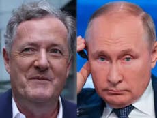 Piers Morgan tells Vladimir Putin to ‘stick your condolences where the sun don’t shine’ after Queen’s death