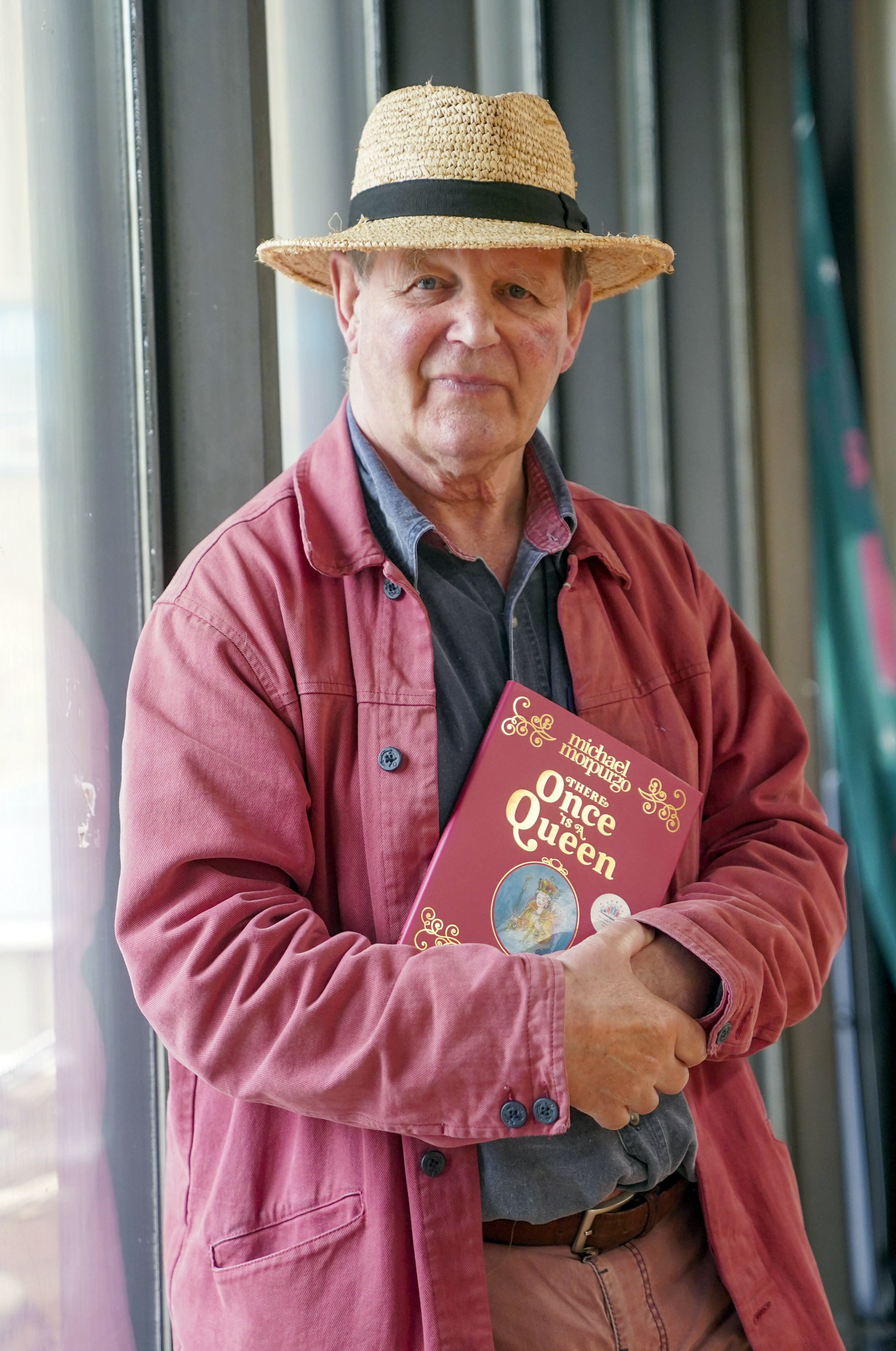 Children’s author Michael Morpurgo after giving a reading from his new book There Once is a Queen, written for the Queen’s Platinum Jubilee (Steve Parsons/PA)