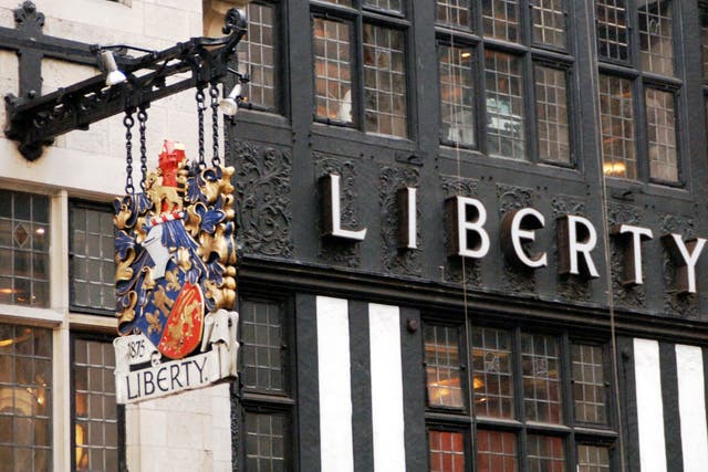 The Liberty store on London’s Regent Street is closed on Friday (PA)