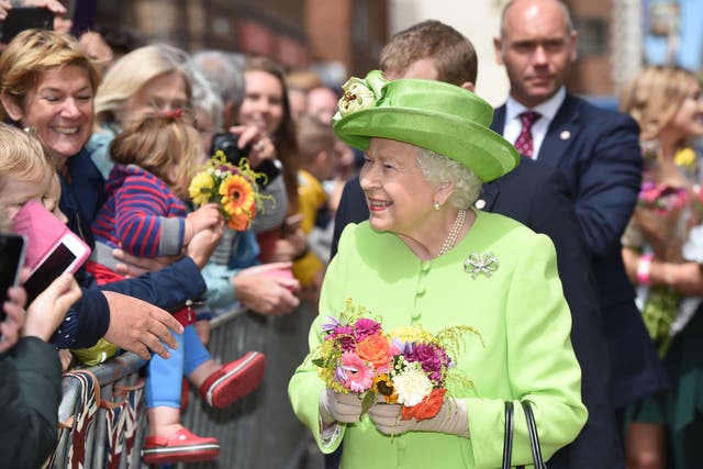 The public have recalled their fond memories of meeting the Queen (Eddie Mulholland/Daily Telegraph/PA)