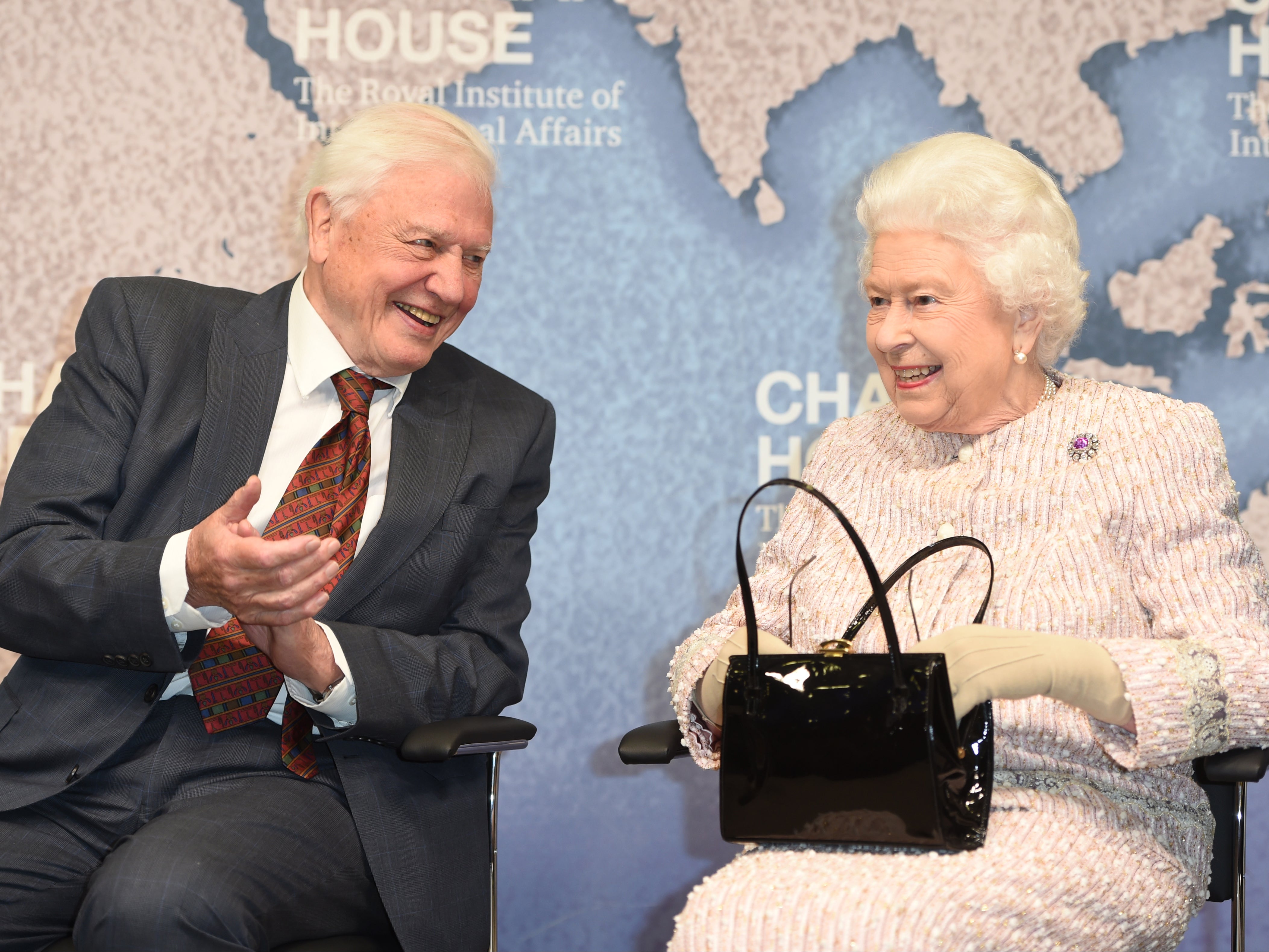 David Attenborough, pictured here with the Queen in 2019, shared similar sentiments about the late royal