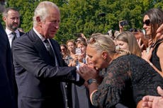 Queen death – latest: King Charles greets well-wishers at Buckingham Palace 