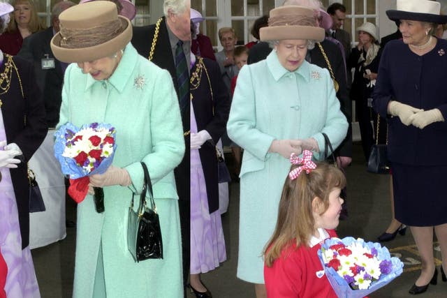 Katie Meehan recalls the ‘hilarious’ moment she met the Queen in 2002 (PA)