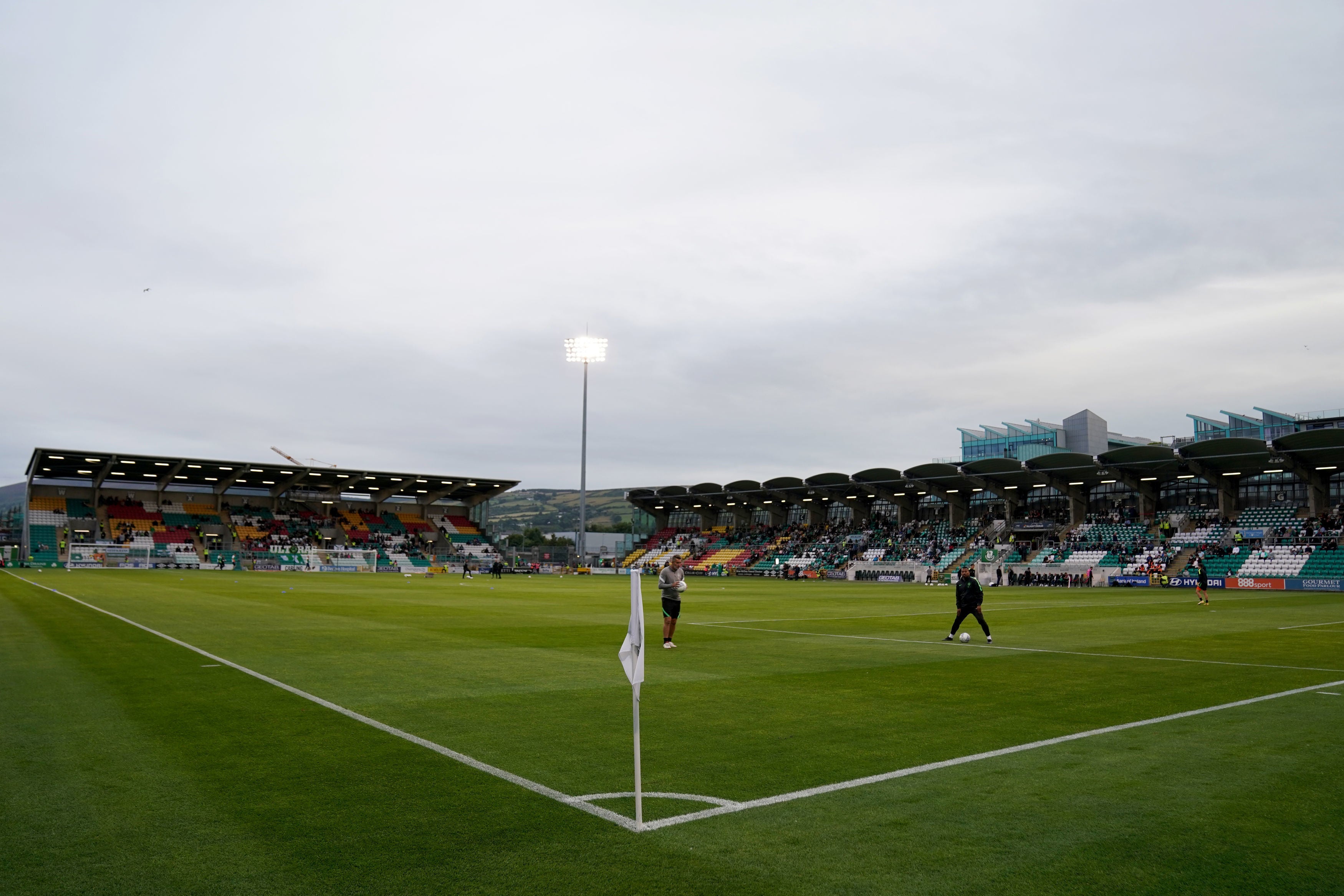 Dublin’s Tallaght stadium, where Shamrock Rovers F.C. play Europa League matches