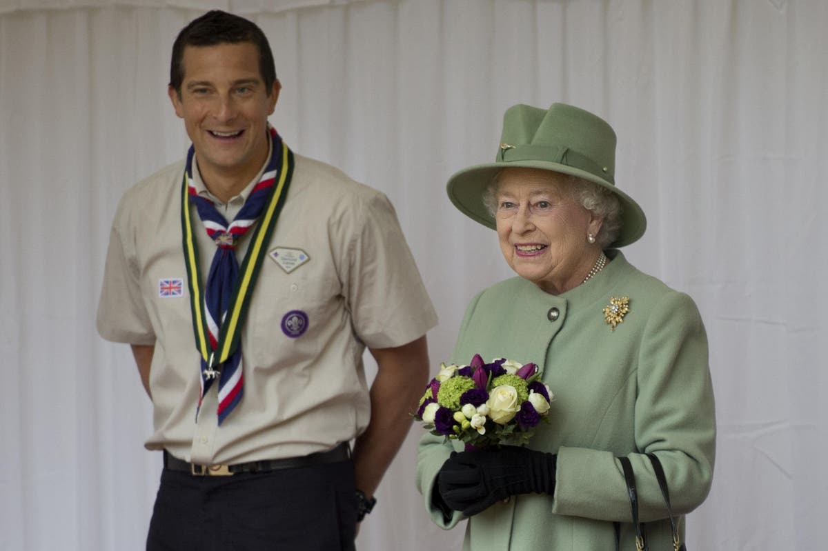 Bear Grylls says Queen ‘lit up the most’ during Scouts events Bear Grylls says Queen ‘lit up the most’ during Scouts events