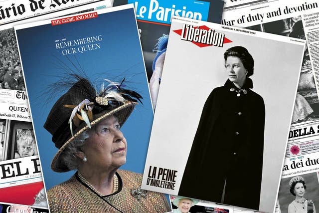 <p>World press mourns the Queen in Friday papers</p>
