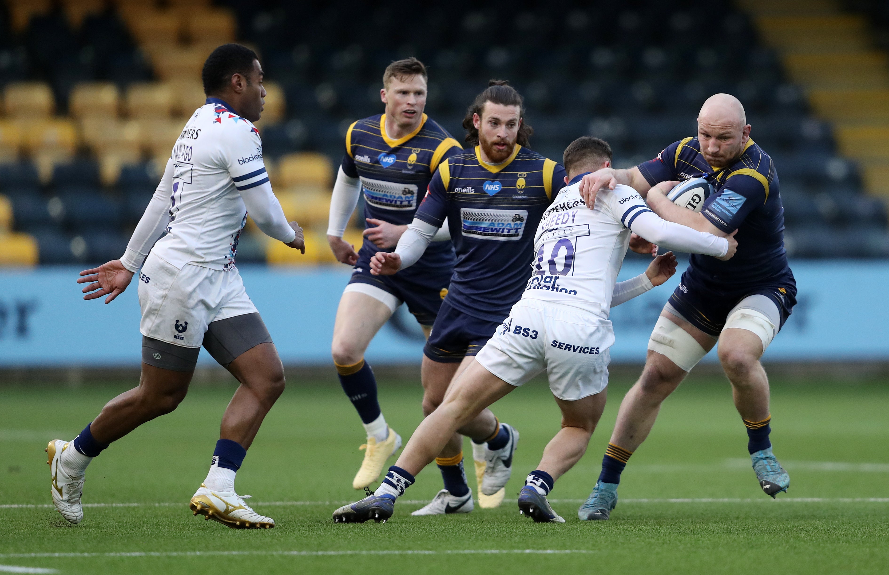 Matt Kvesic (right) is in his second spell at Worcester (David Davies/PA)