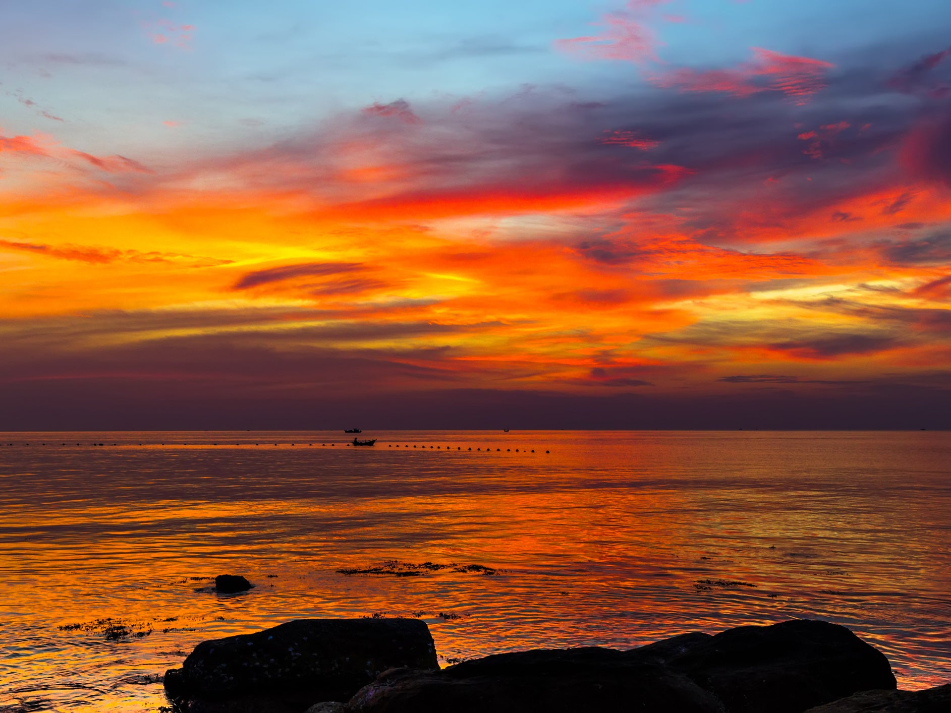 Sunrise in Barbados: there are worse times to visit the island than August