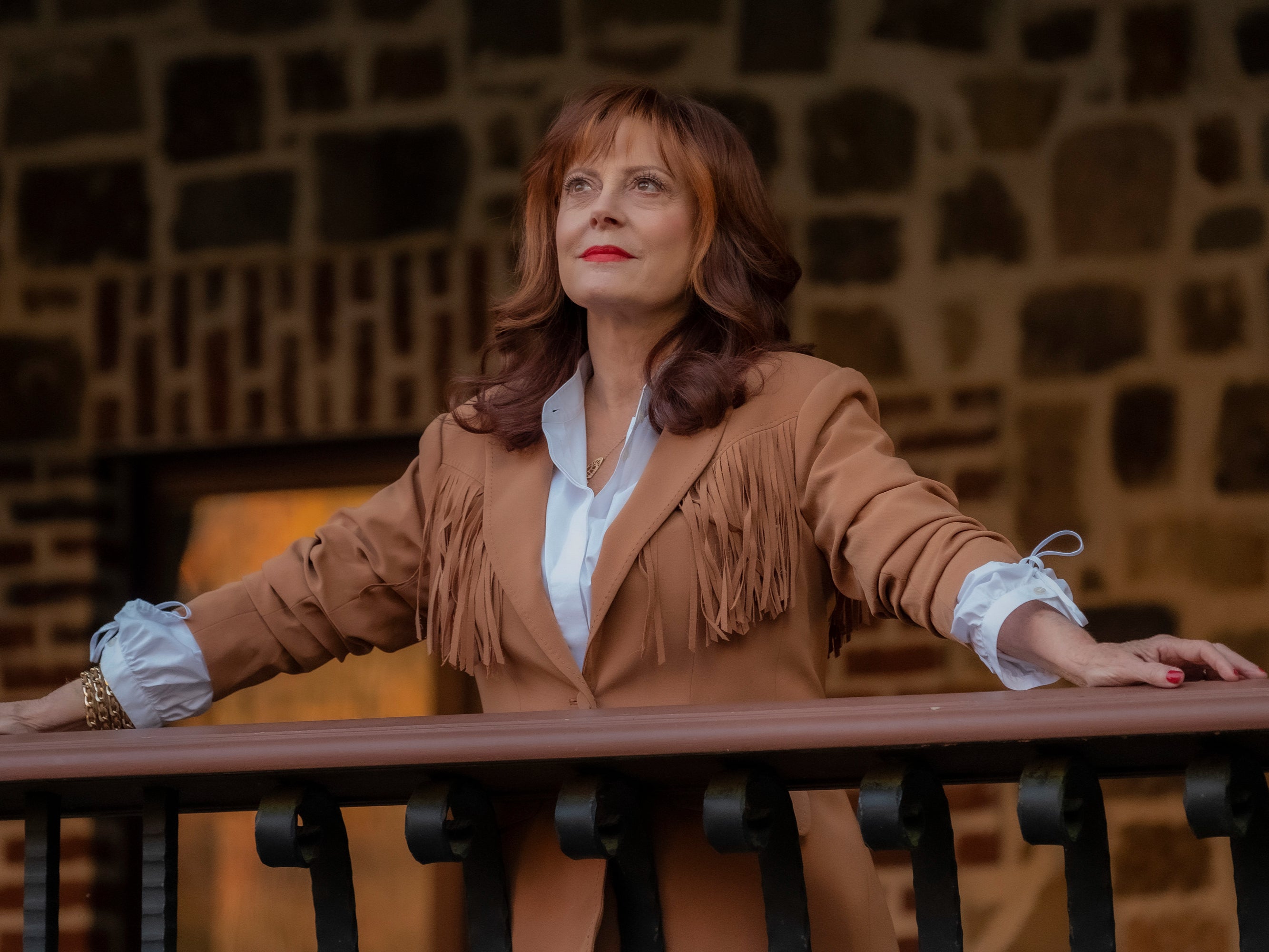 Hassle in tassels: Susan Sarandon as country music star Dottie Roman in ‘Monarch’
