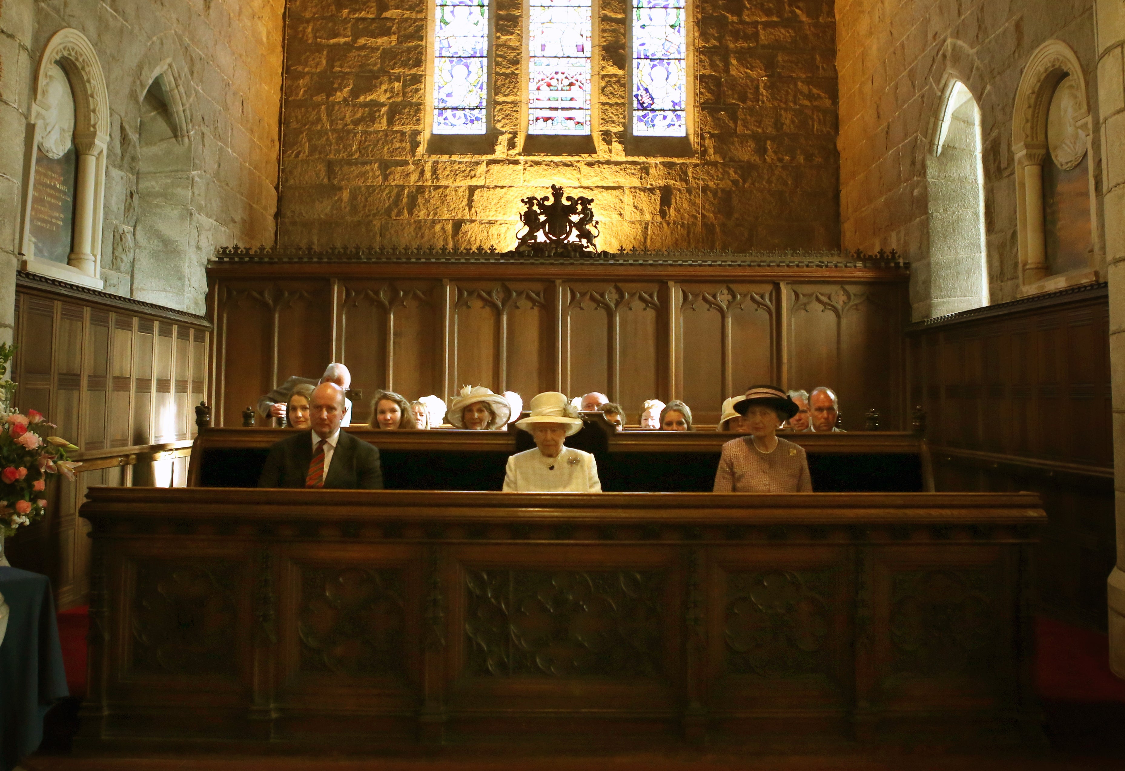 The Queen often attended services at Crathie Kirk when she was at Balmoral. (Andrew MIlligan/PA)