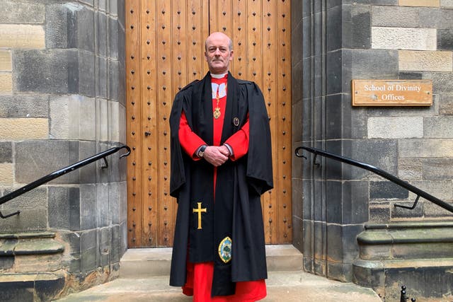 The Very Rev Prof David Fergusson has spoken of his ‘deep sadness’ following the death of the Queen (Church of Scotland/PA)