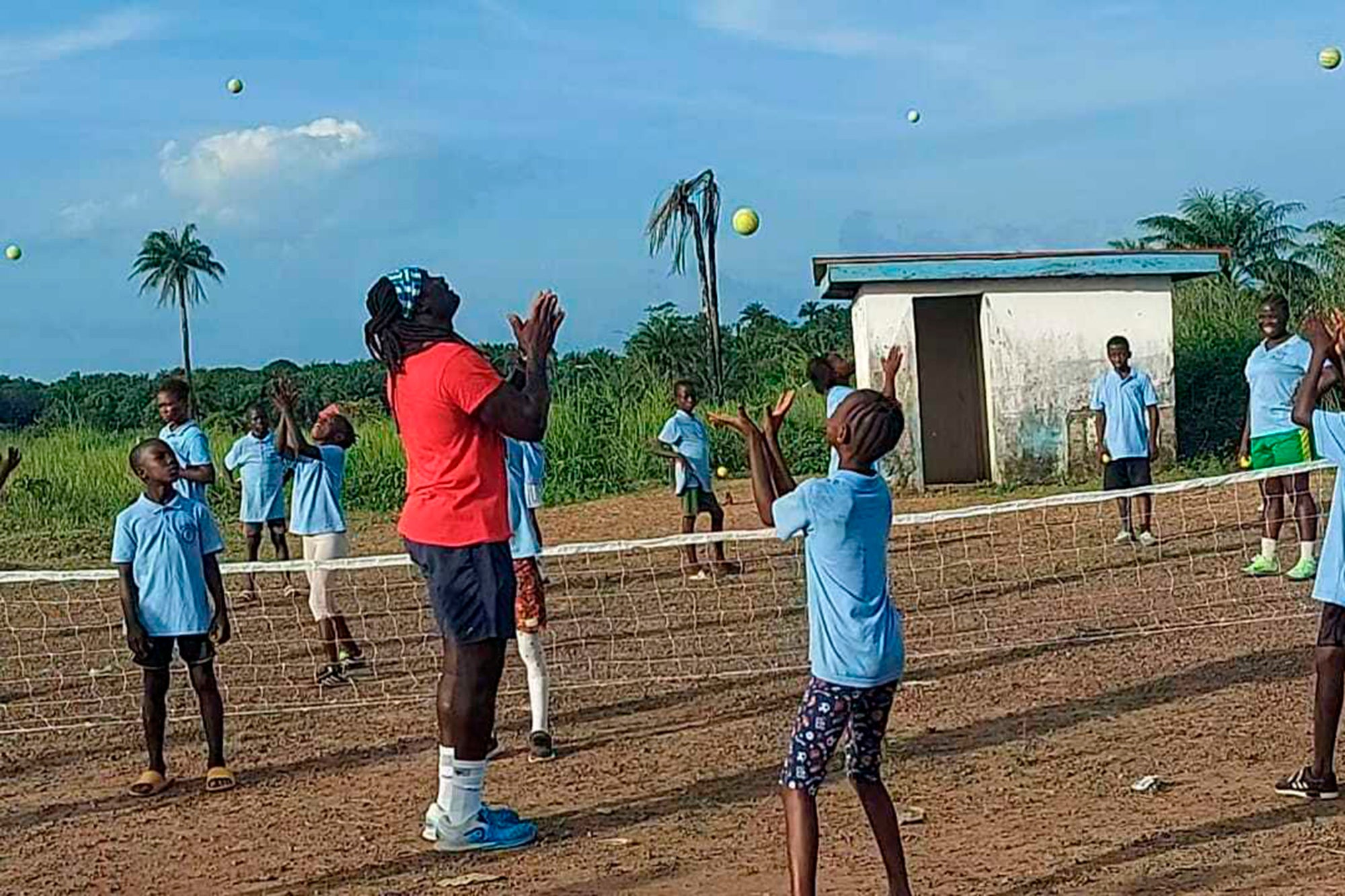 In Sierra Leone A Happy Future Is An Educated One The Independent   Tiafoe's Impact Tennis 31129 