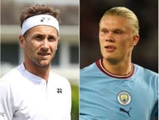 US Open: Casper Ruud laughs off comparisons with Erling Haaland in native Norway