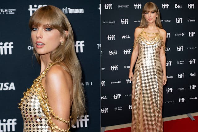 <p>Taylor Swift arrives at Toronto International Film Festival</p>