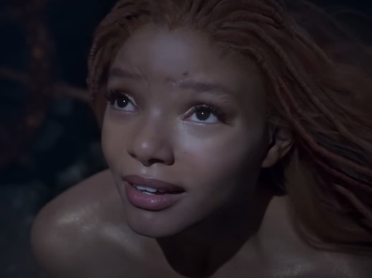 The Little Mermaid: Halle Bailey praised for ‘angelic’ singing in first ...