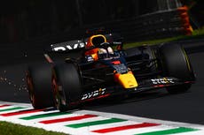 F1 qualifying LIVE: Max Verstappen goes fastest in third practice at the Italian Grand Prix