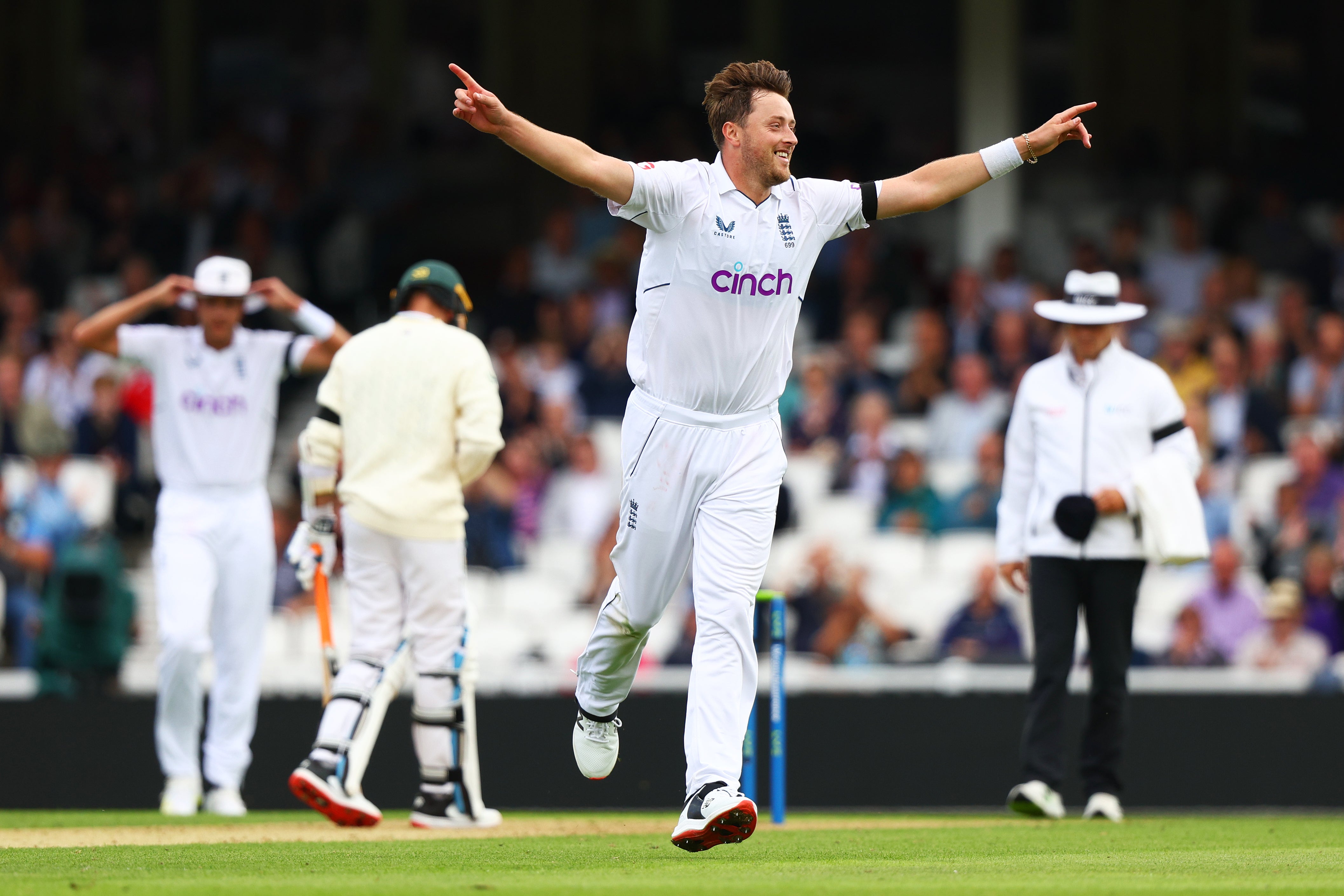 Ollie Robinson is set to form a key part of England’s bowling attack in the Ashes this summer