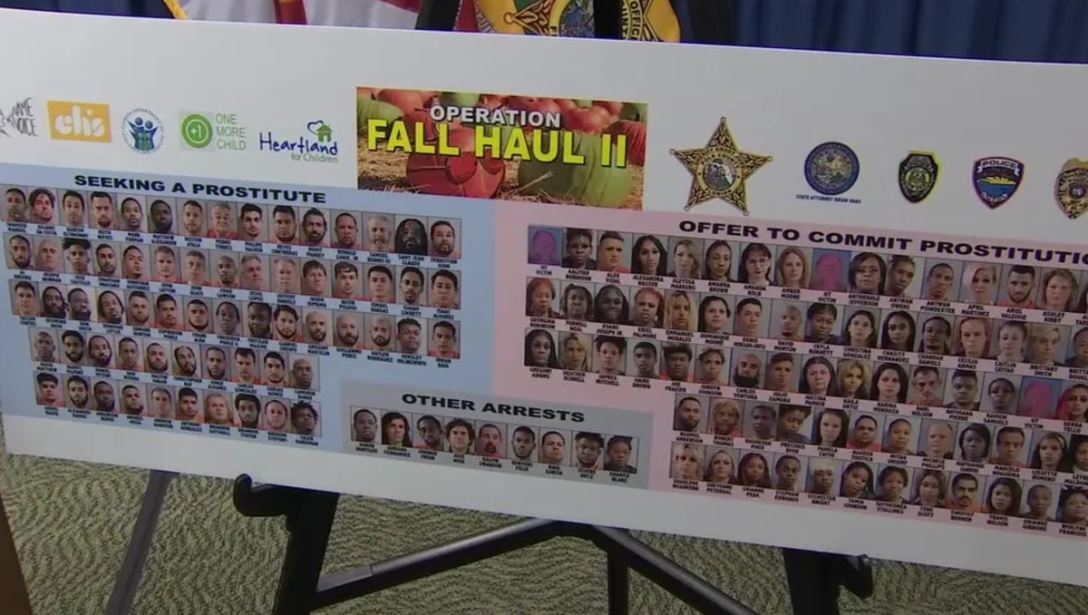 Police chief among 160 people arrested in Florida sex sting Police chief among 160 people arrested in Florida sex sting