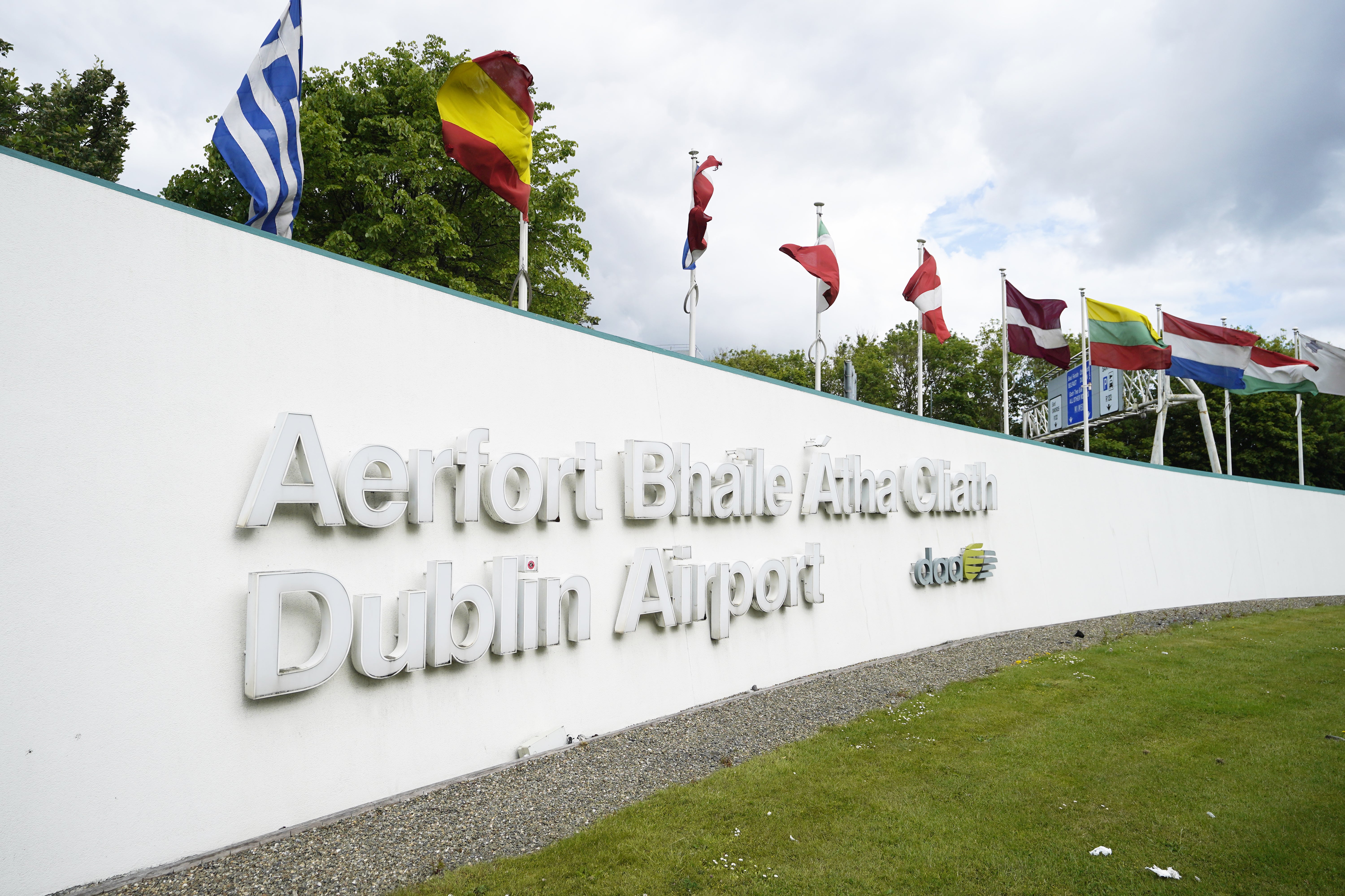 There were reports of long queues outside Terminal 2 at Dublin Airport (Niall Carson/PA)