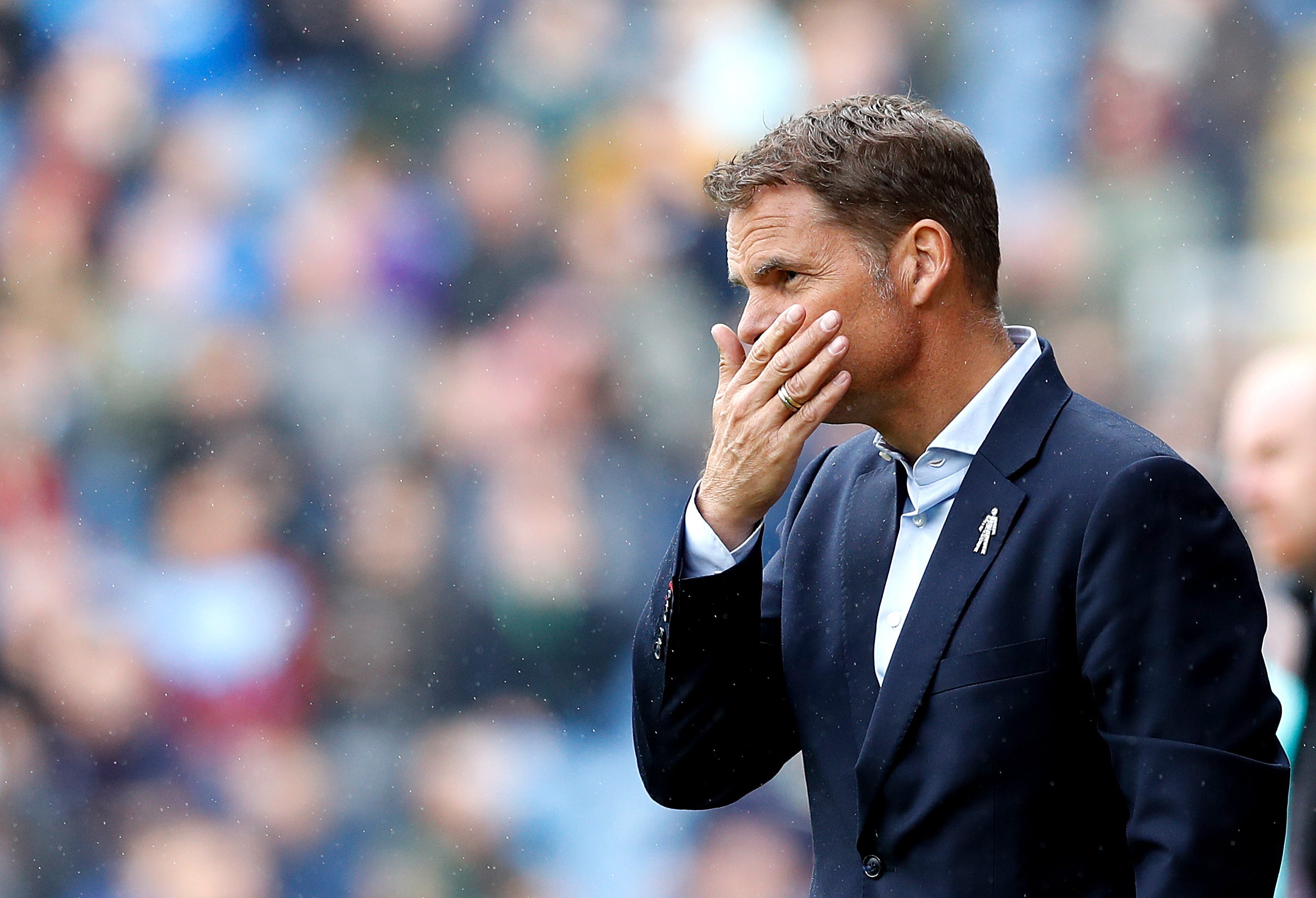 Frank de Boer was in charge at Crystal Palace for just four Premier League games (Martin Rickett/PA)