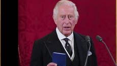 Key moments from the accession council as Charles III formally declared king