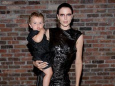 Julia Fox and son Valentino wear matching outfits to New York Fashion Week