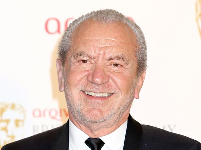 <p>Alan Sugar, pictured in 2012</p>