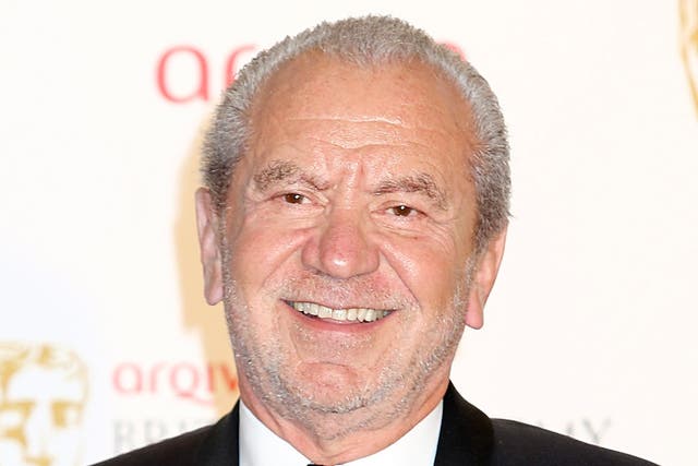 <p>Alan Sugar, pictured in 2012</p>