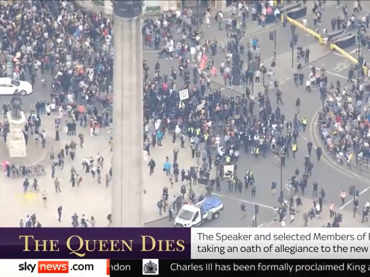 Sky News issues clarification after mistakenly describing Chris Kaba protest as tribute march for the Queen