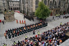 Woman arrested after protester holds anti-monarchy sign in Edinburgh